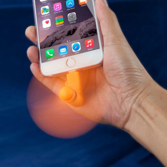 Mini-fläkt för iPhone och Android - zum Schließen ins Bild klicken