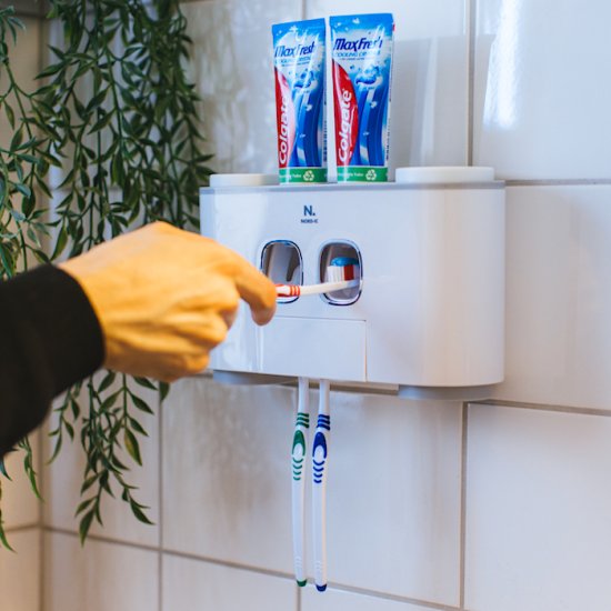 Zahnbürstenhalter - zum Schließen ins Bild klicken