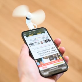 Mini-Lüfter für iPhone und Android