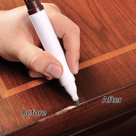 Möbelstifte - Kratzer in Holz reparieren (6 Stück) - zum Schließen ins Bild klicken
