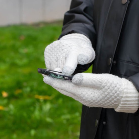 Fäustlinge Für Smartphone Touch Screen - zum Schließen ins Bild klicken