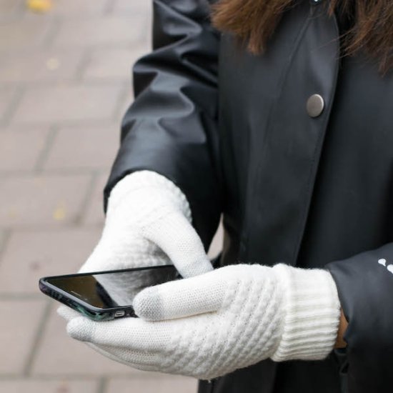 Fäustlinge Für Smartphone Touch Screen - zum Schließen ins Bild klicken