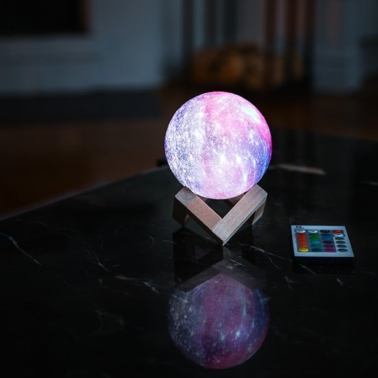 Nachtlicht Mond 3D - zum Schließen ins Bild klicken
