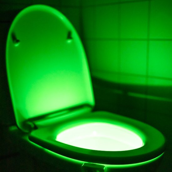 LED-Beleuchtung für die Toilette - zum Schließen ins Bild klicken