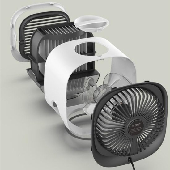 Air cooler with water - zum Schließen ins Bild klicken
