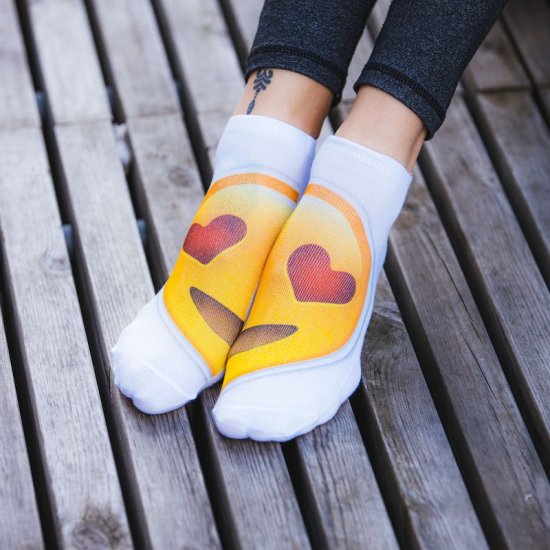 Emoji Socken (4 paar) - zum Schließen ins Bild klicken