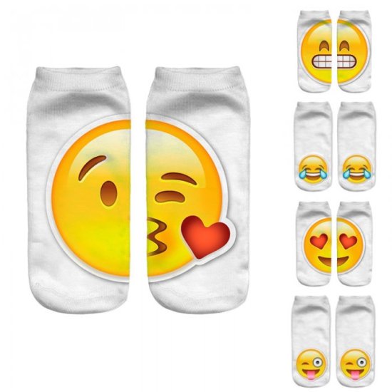 Emoji Socken (4 paar) - zum Schließen ins Bild klicken
