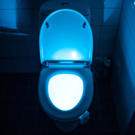 LED-Beleuchtung für die Toilette - zum Schließen ins Bild klicken