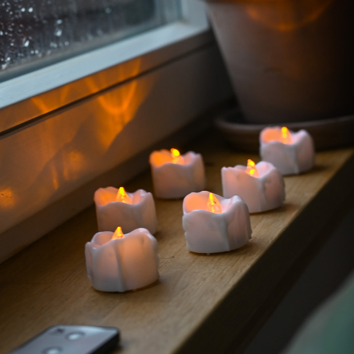LED-Teelichter (6er-Pack)