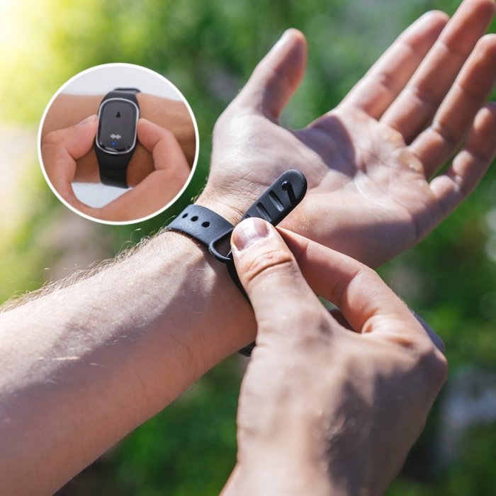 Moskito-Armband mit Ultraschall