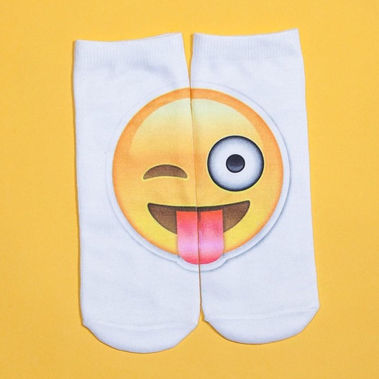 Emoji Socken (4 paar) - zum Schließen ins Bild klicken