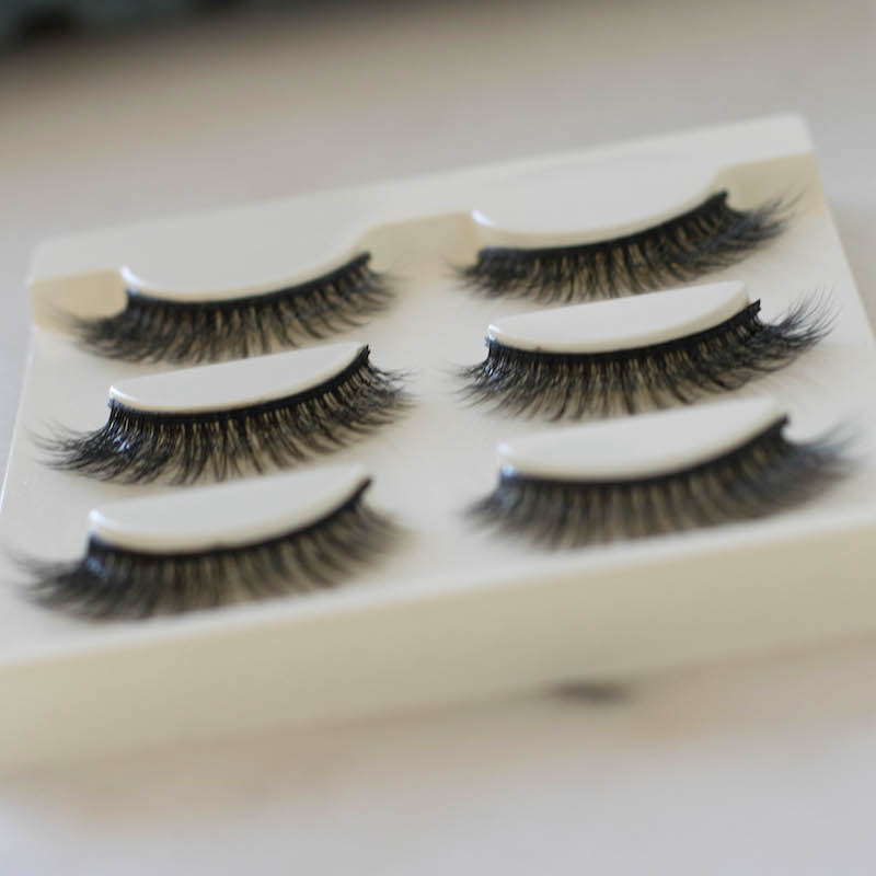 Natürliche falsche Wimpern (3 Paare)