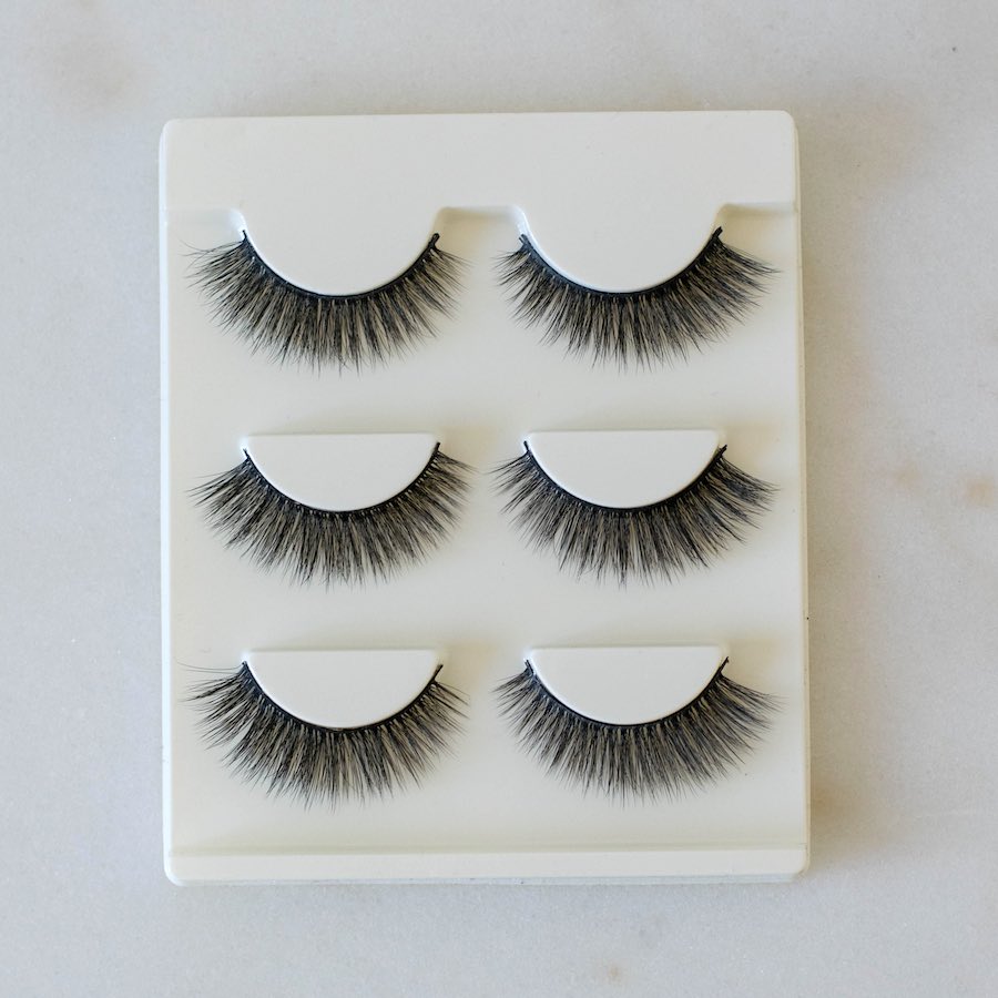 Natürliche falsche Wimpern (3 Paare)