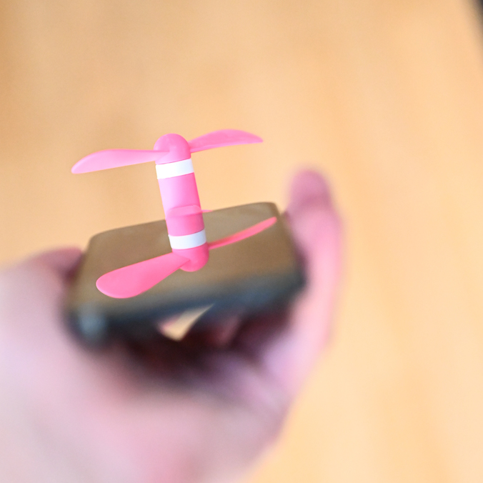 Mini-Lüfter für iPhone und Android