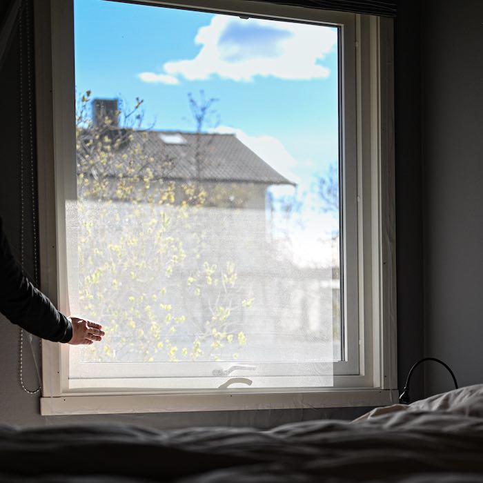Selbstklebendes Moskitonetz für Fenster
