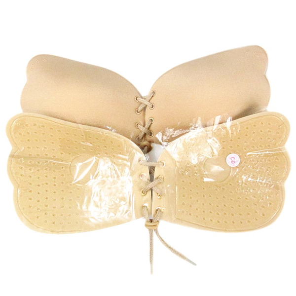 Self-adhesive bra in silicone