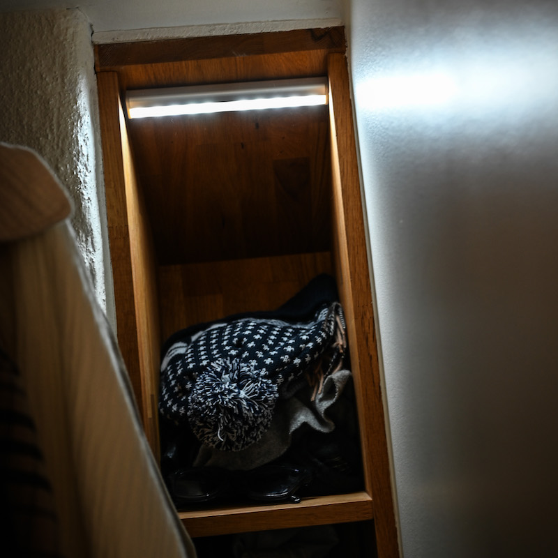 Wiederaufladbare LED-spotlight