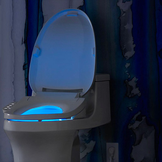 LED-Beleuchtung für die Toilette - zum Schließen ins Bild klicken