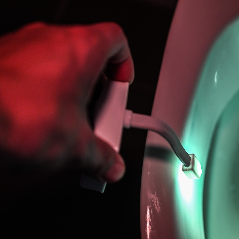 LED-Beleuchtung für die Toilette