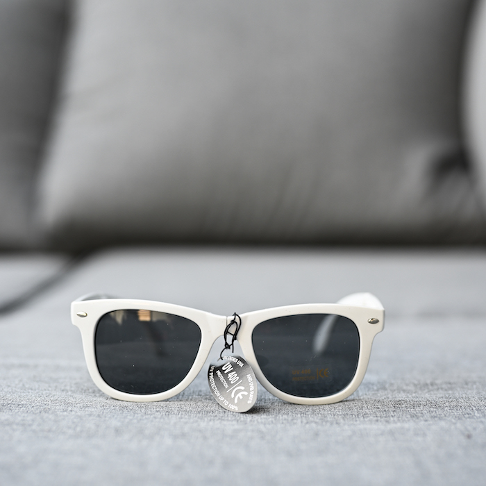 Sonnenbrille in Wayfarer-Ausführung