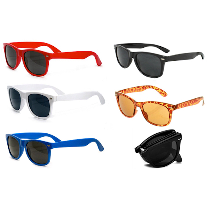 Sonnenbrille in Wayfarer-Ausführung